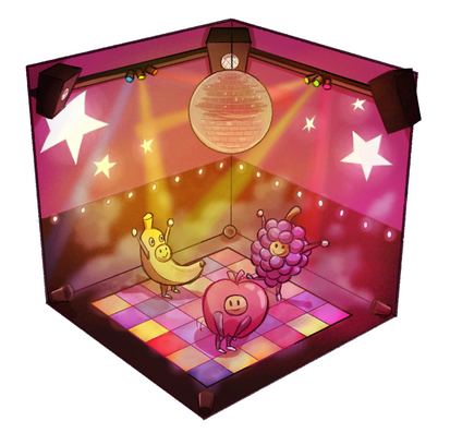 CONCEPT POUR LE PARTY DE FRUITS.
